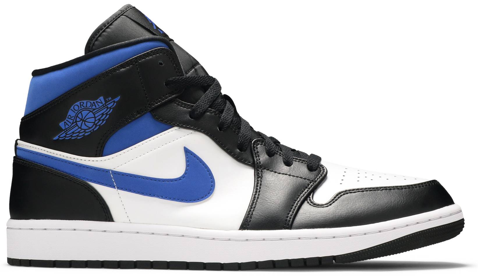 jordan mid white blue