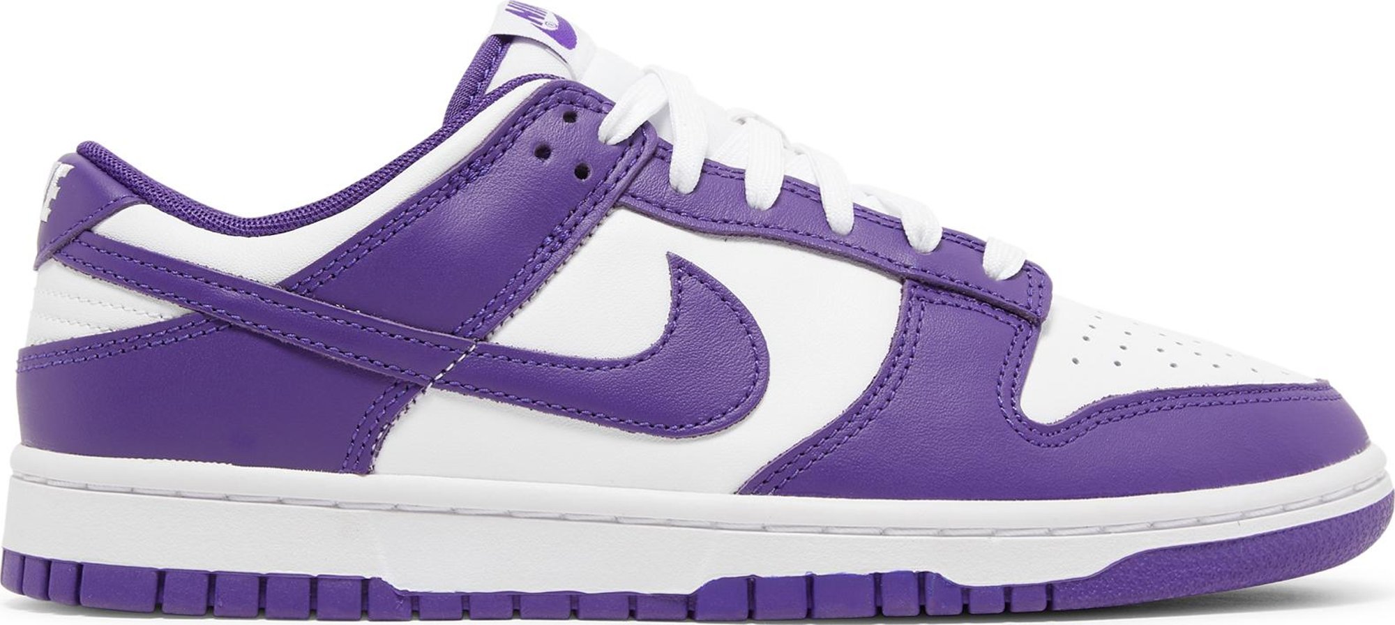 nikes purple and white